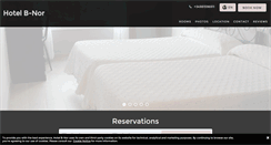 Desktop Screenshot of hotelbnor.es